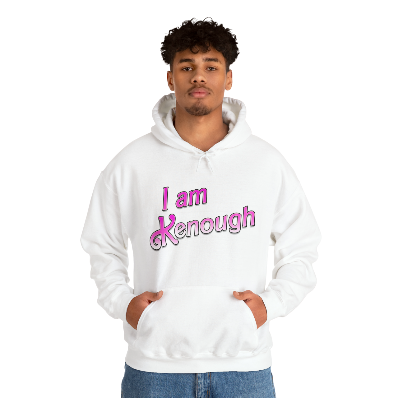 I am Kenough Hooded Sweatshirt