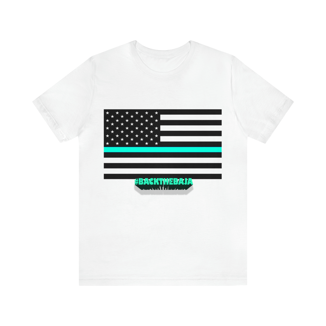 #BACKTHEBAJA + Thin Baja Blast Line T-Shirt