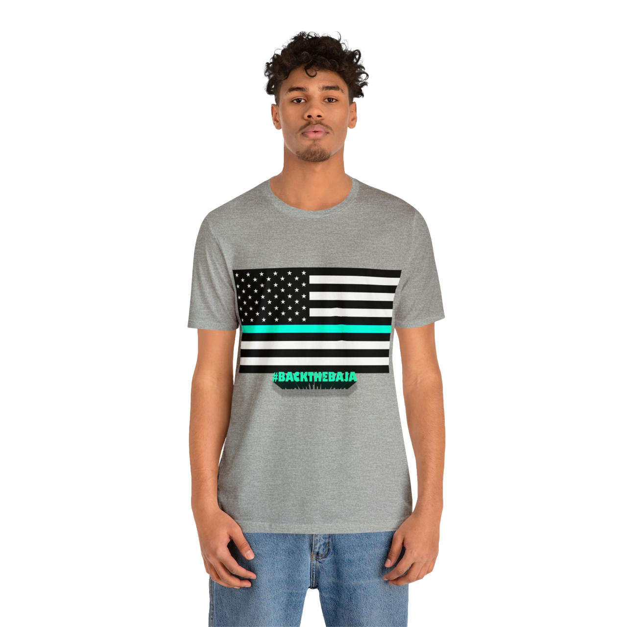 #BACKTHEBAJA + Thin Baja Blast Line T-Shirt