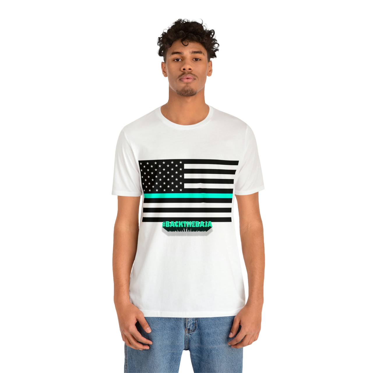 #BACKTHEBAJA + Thin Baja Blast Line T-Shirt