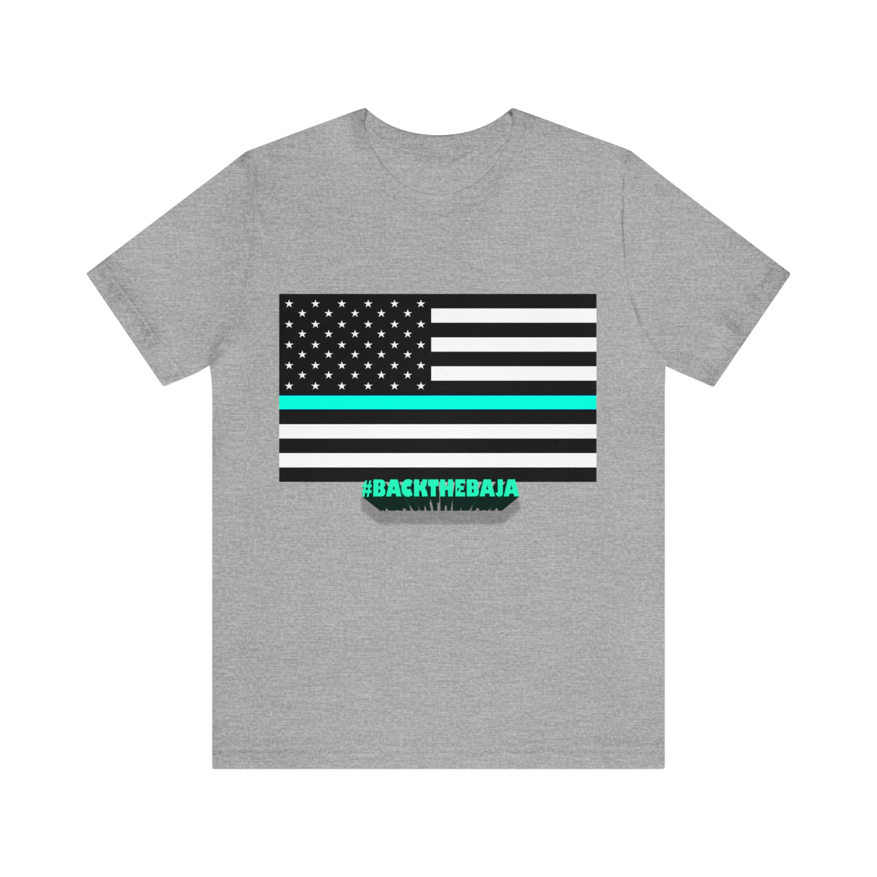 #BACKTHEBAJA + Thin Baja Blast Line T-Shirt